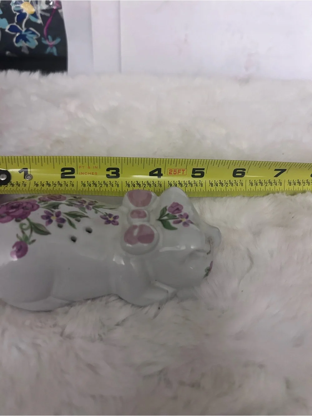 50%offw❤️ Vintage Avon Pig Floral Sachet dispenser Pink 1978